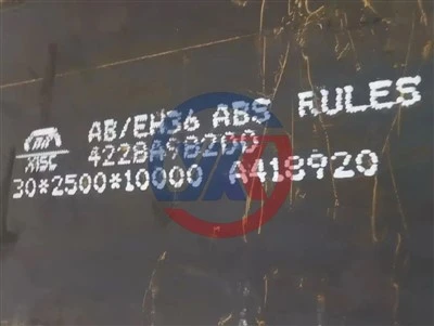Placa de aço para construção naval EH36